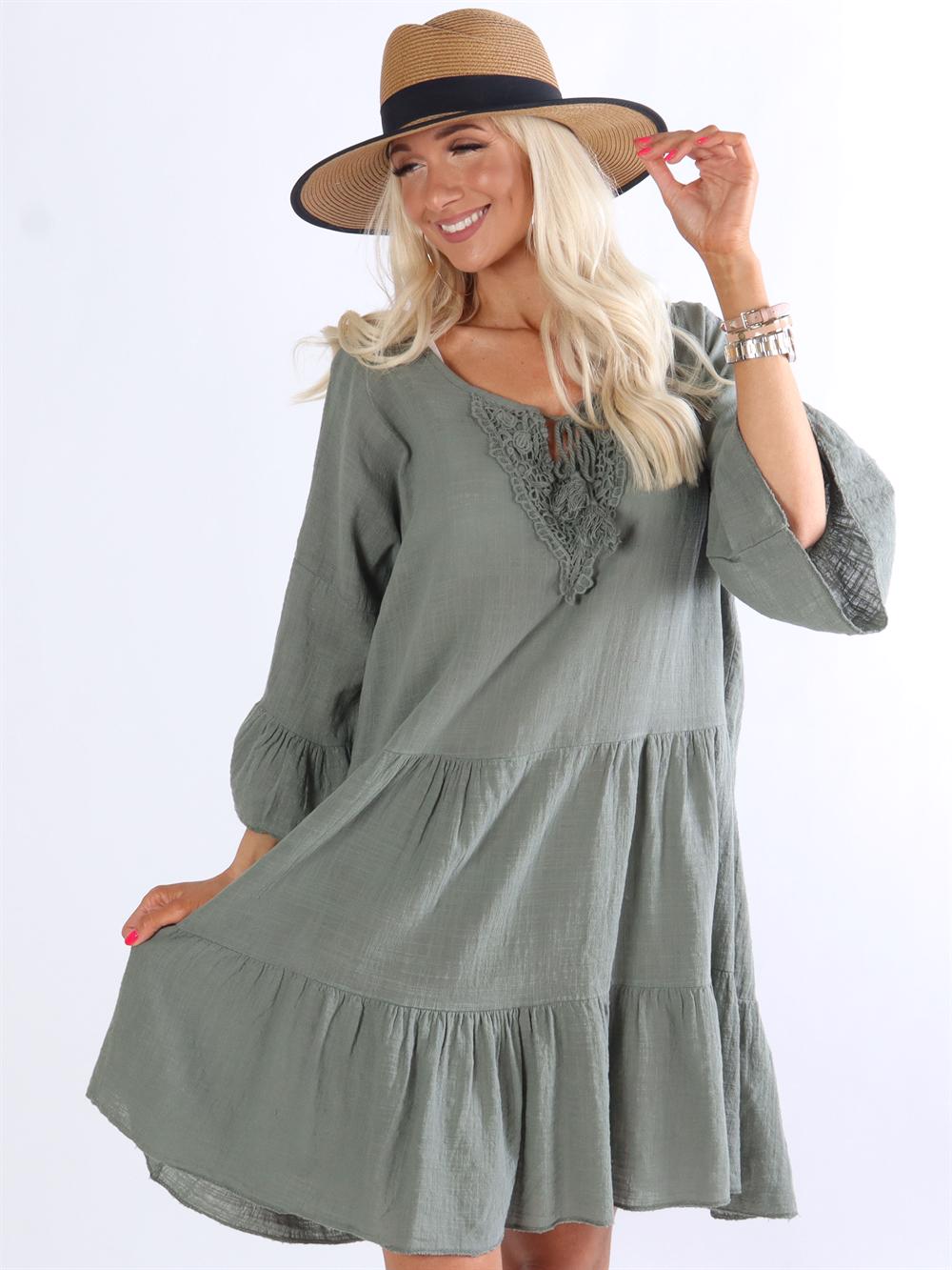 Arizona - Klänning med broderi